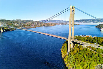 Askoy-Brücke im Südwesten Norwegens